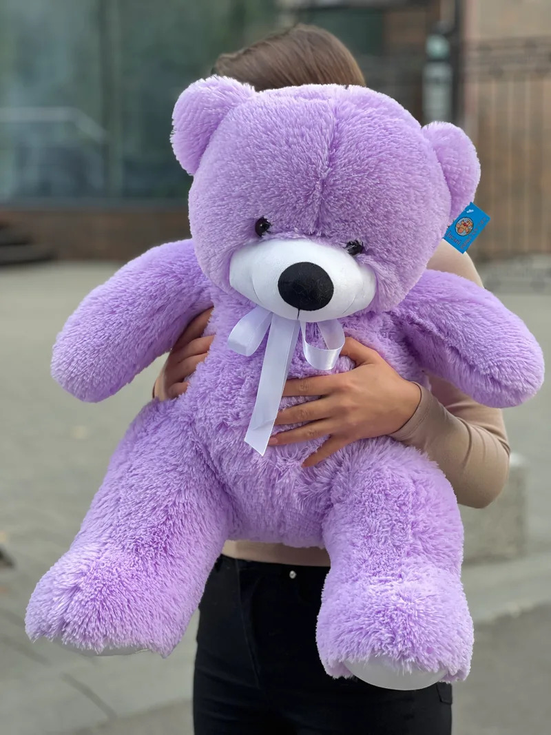 Ursuleț mov 80 cm