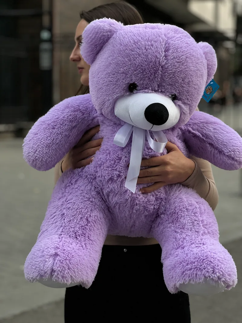 Ursuleț mov 80 cm