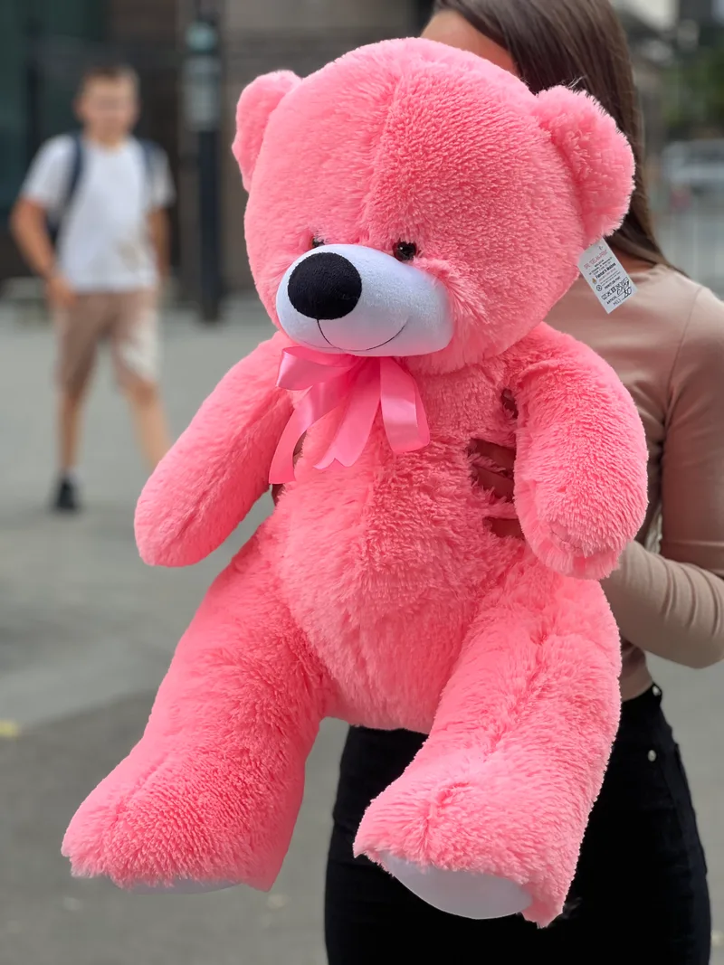 Ursuleț roz 80 cm