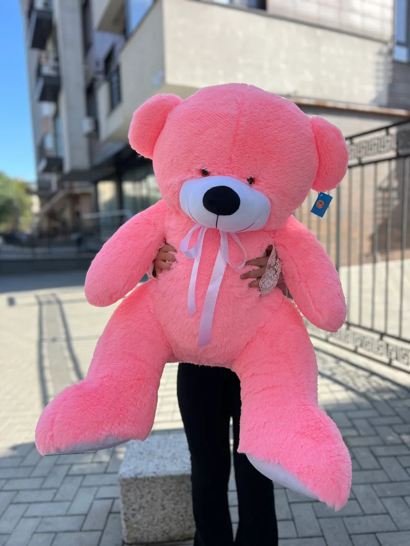 Ursuleț roz 100 cm