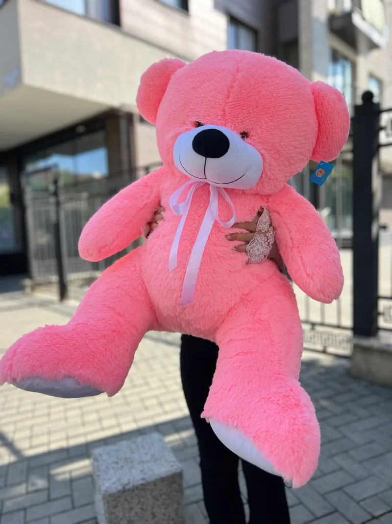 Ursuleț roz 100 cm