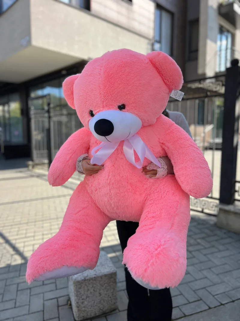 Ursuleț roz 100 cm