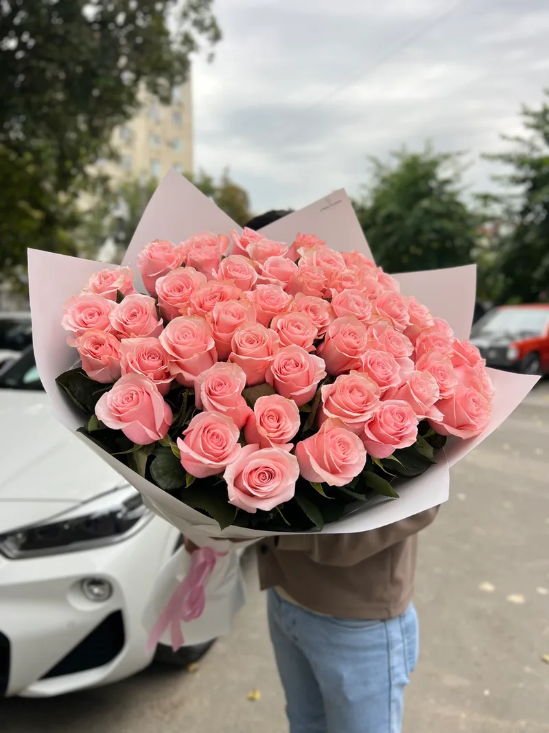 51 trandafiri “Be Sweet” 100 cm